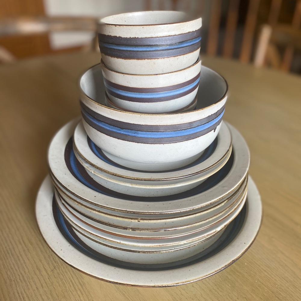 Vintage Mid-Century Stoneware Otagiri Horizon